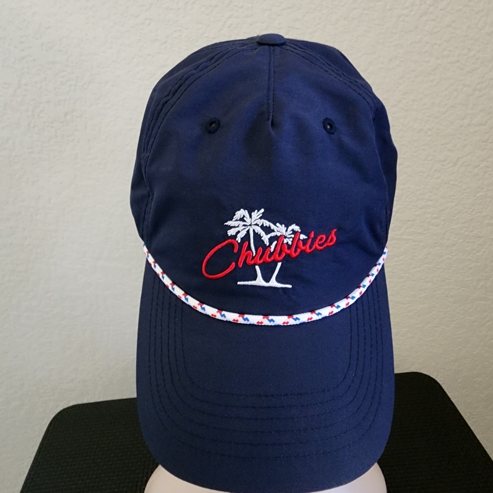 Chubbies Navy Blue Cap with Red Embroidery
